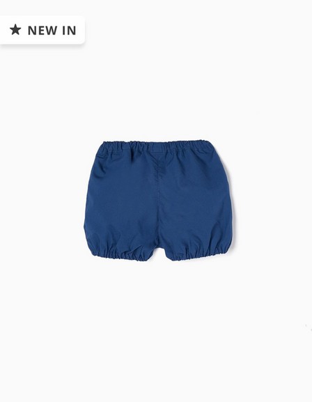Zippy - Blue Cotton Shorts, Baby Girls