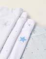 Zippy - Multicolour Wrap-Over Bodysuits - Set Of 4, Baby Unisex