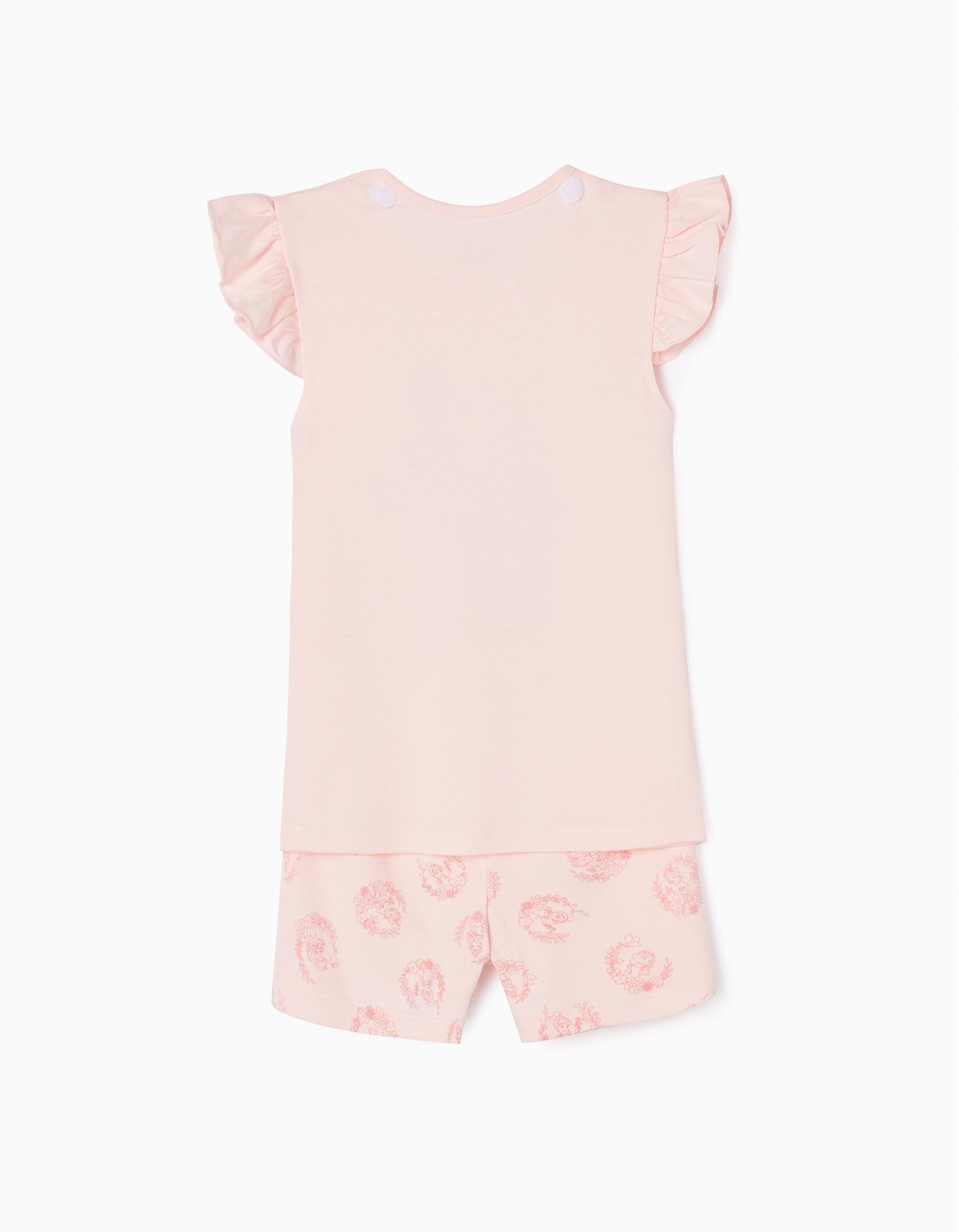 Zippy - Pink Short Removable Cape Pyjamas, Kids Girls