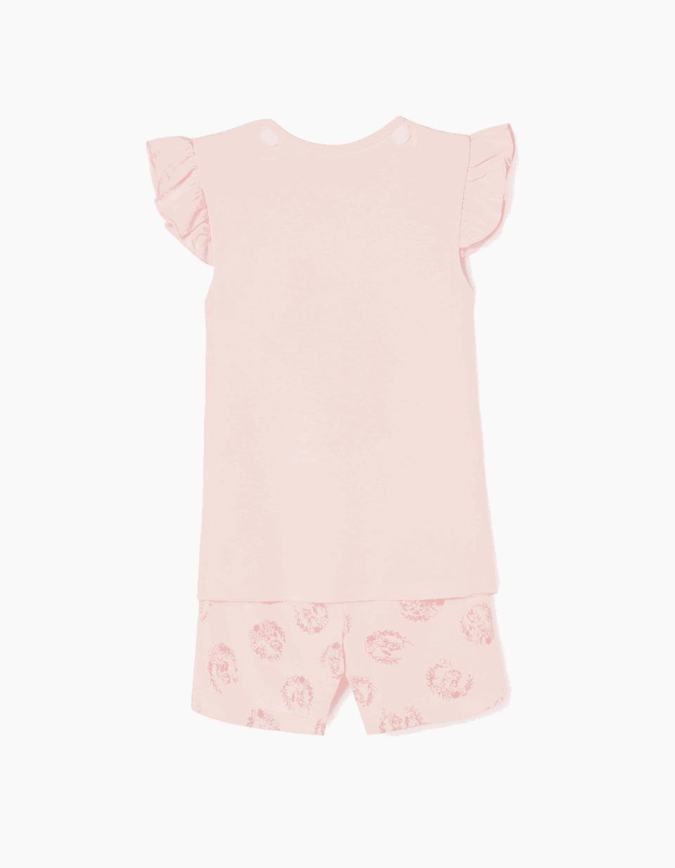Zippy - Pink Short Removable Cape Pyjamas, Kids Girls