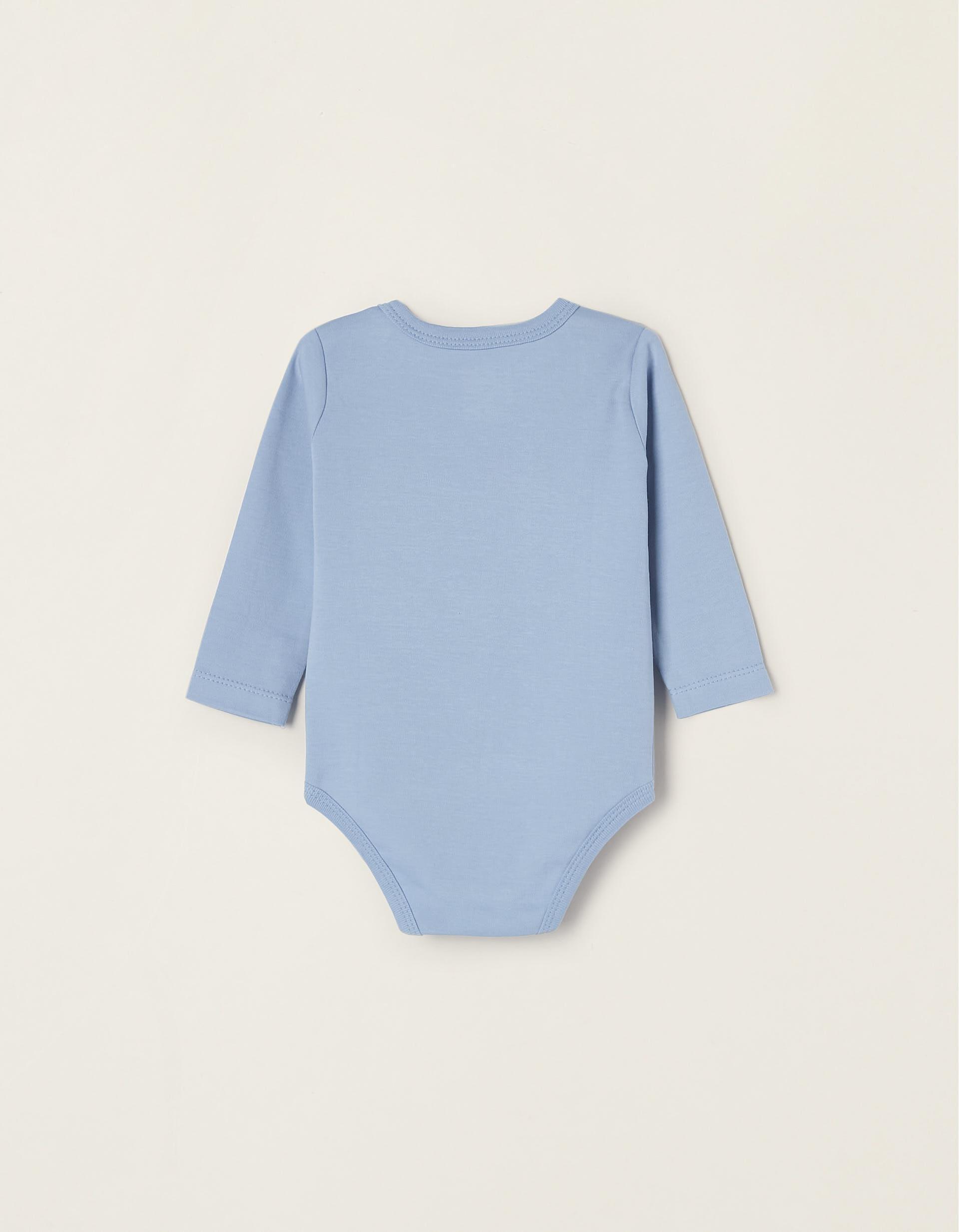 Zippy - Multicolour Cotton Bodysuits - Set Of 5, Baby Unisex