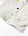 Zippy - White Cotton Denim Jacket, Baby Girls