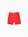 Zippy - Red Cotton Chino Shorts, Baby Boys