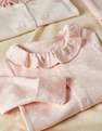 Zippy - Pink Integrated Gloves Cotton Bodysuit, Baby Girls