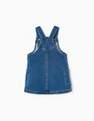 Zippy - Blue Brushed Pinafore Dress, Baby Girls