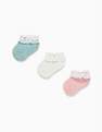 Zippy - Multicolour Socks - Set Of 3, Baby Girls