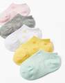 Zippy - Multicolour Floral Socks - Set Of 5, Baby Girls