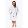 Dwell - Mini Me Toweling 400Gsm Bath Robe, White