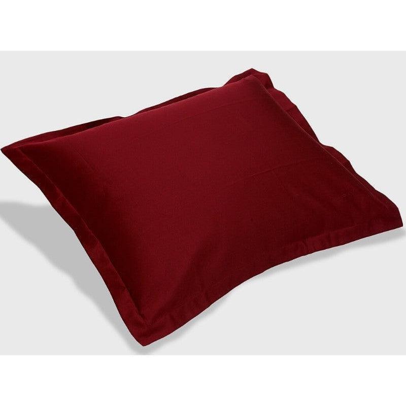 Maroon store pillow shams