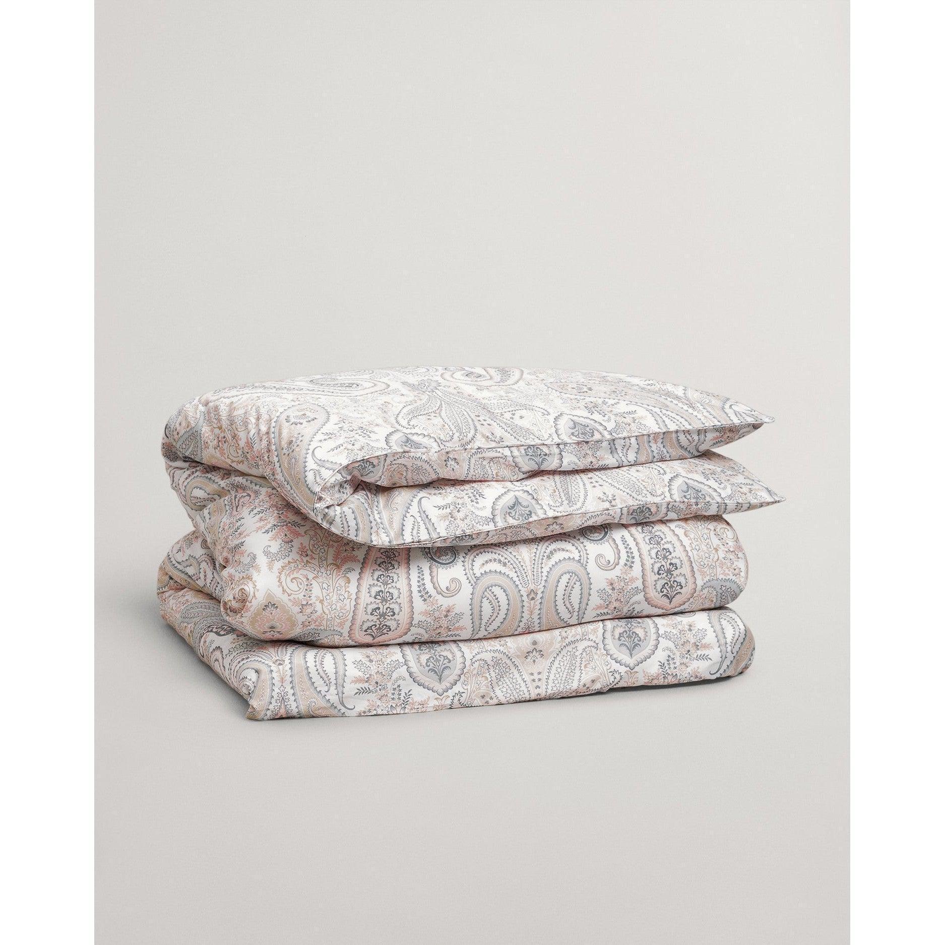 Dwell - Key West Paisley King Duvet Cover, Blush