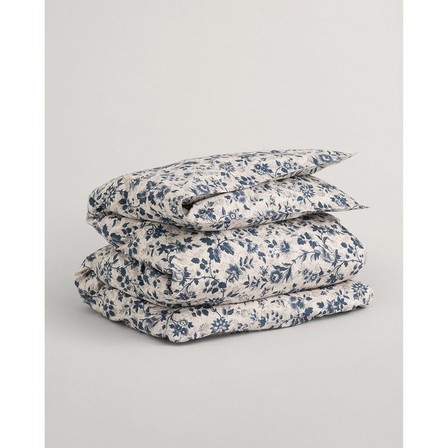 Dwell - Floral King Duvet Cover, Silver