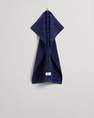 Dwell - Gant Cable Organic Cotton Wash Towel, Navy
