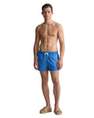 Gant - Blue Short Cut Lightweight Logo Swim Shorts