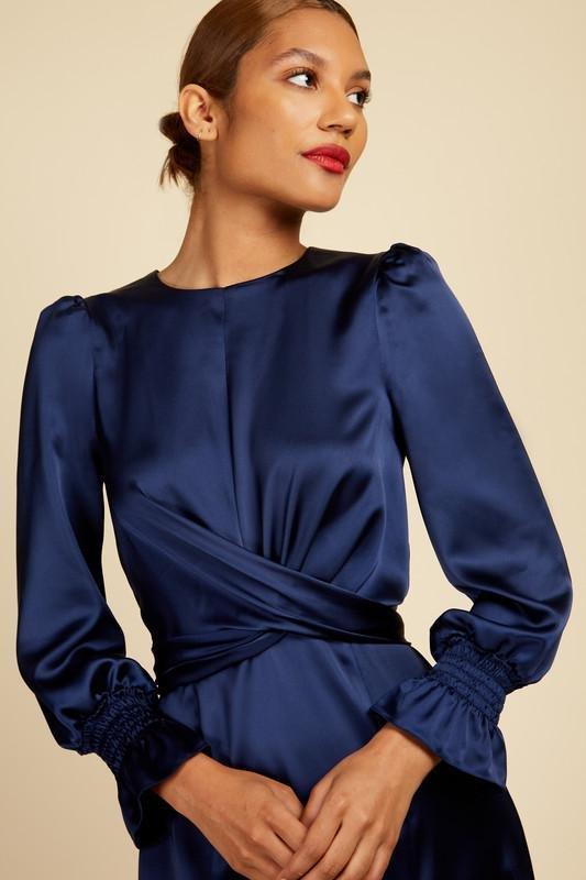 Little mistress best sale navy midi dress