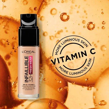 Makeup Infaillible 32H Freshwear Liquid Foundation, Vitamin C, Spf25, , large image number 3