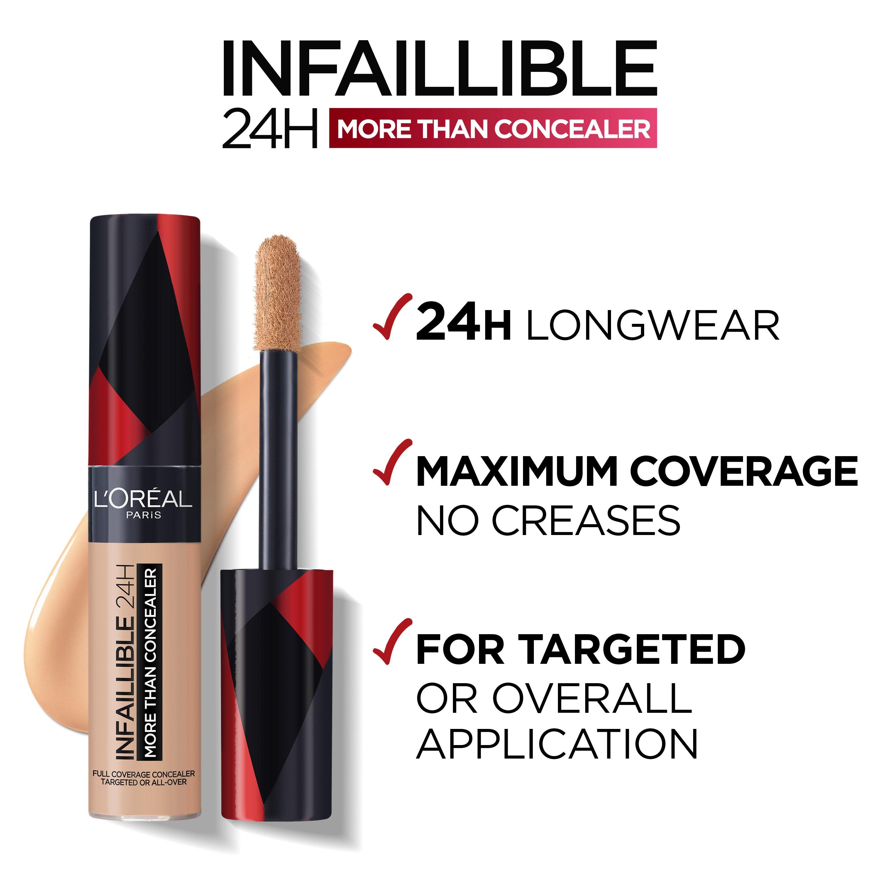 Infaillible Full Wear Concealer- Waterproof, Full Coverage, Makeup, 327 Cashmere, large image number 2