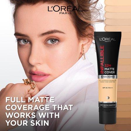 Infaillible 32H Matte Cover Liquid Foundation, Spf 25, , large image number 6