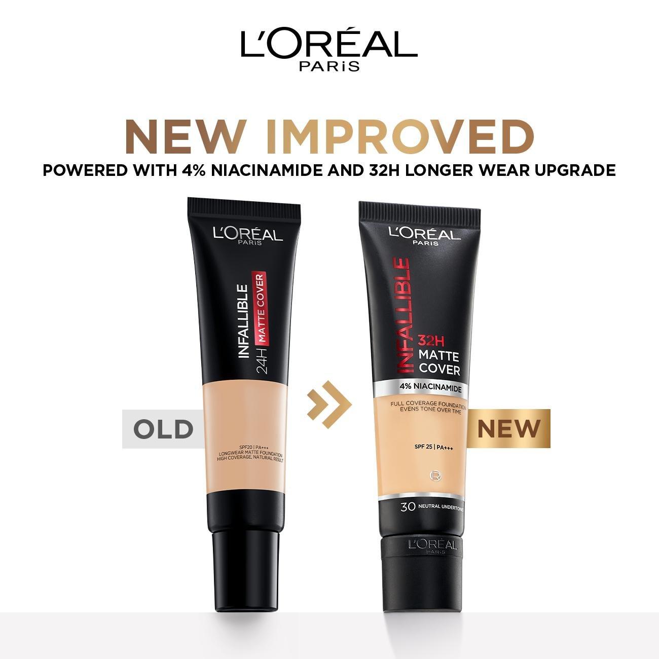 Infaillible 32H Matte Cover Liquid Foundation, Spf 25, 300 Amber, large image number 2