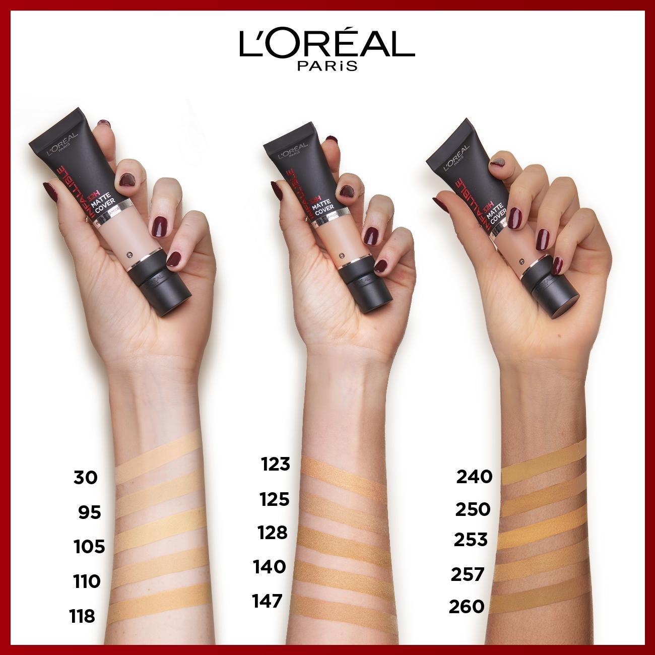 Infaillible 32H Matte Cover Liquid Foundation, Spf 25, 300 Amber, large image number 7