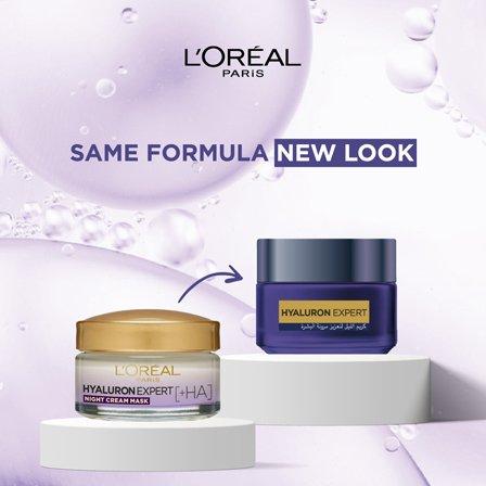 Hyaluron Expert Moisturiser And Plumping Anti-Aging Night Cream With Hyaluronic Acid, 000, large image number 2
