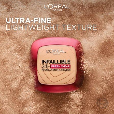 Makeup Infallible Fresh Wear Foundation In A Powder, Up To 24H Wear, 140 Golden Beige, large image number 3