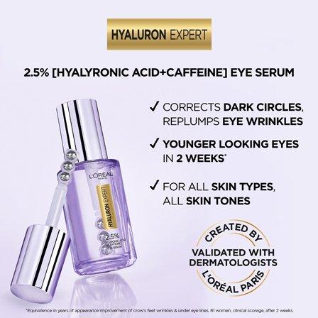 Hyaluron Expert Moisturiser And Anti-Aging Eye Serum (20 Ml), 000, large image number 2
