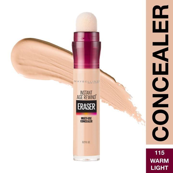 Maybelline New York Instant Age Rewind Eraser Dark Circles Treatment, Multi-Use Concealer, 115 Warm Light, large image number 0