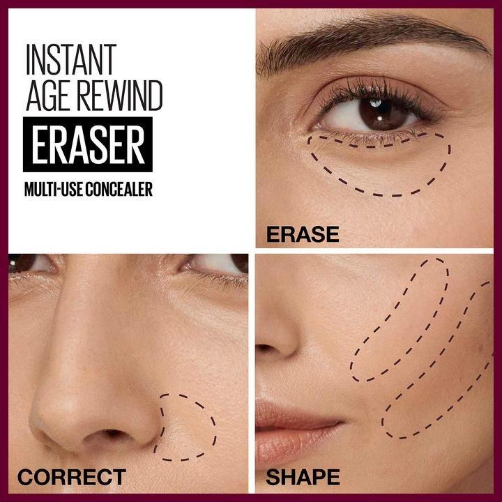 Maybelline New York Instant Age Rewind Eraser Dark Circles Treatment, Multi-Use Concealer, 115 Warm Light, large image number 5