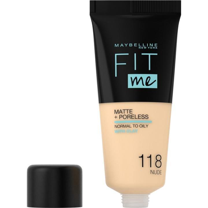 Maybelline New York Fit Me Matte + Poreless Liquid Foundation, , large image number 1