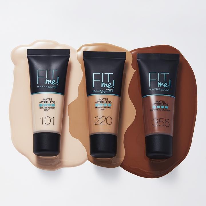Maybelline New York Fit Me Matte + Poreless Liquid Foundation, 230 Natural Buff, large image number 4