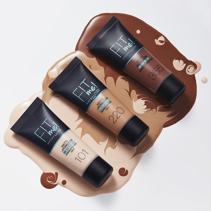 Maybelline New York Fit Me Matte + Poreless Liquid Foundation, 230 Natural Buff, large image number 6