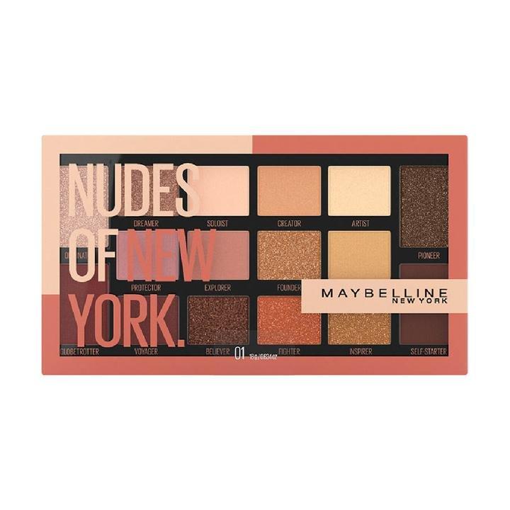Maybelline New York - Nudes Of New York Eye Shadow Palette, 010 Nudes of New York, large image number 0