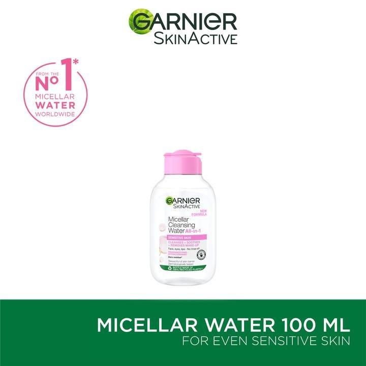Garnier Micellar Cleansing Water Pink For Sensitive Skin (100Ml), 000, large image number 0