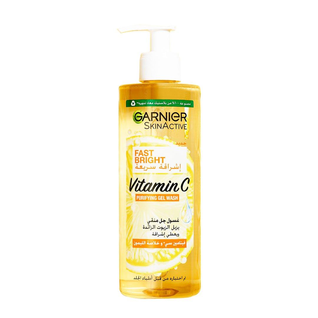 Garnier Fast Bright Vitamin C Brightening Purifying Face Gel Wash (400Ml), 000, large image number 0
