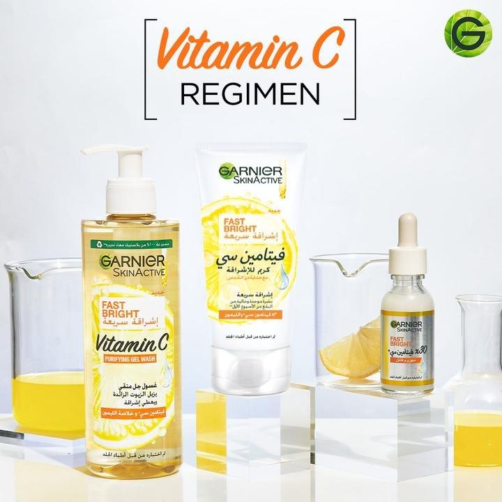 Garnier Fast Bright Vitamin C Brightening Purifying Face Gel Wash (400Ml), 000, large image number 6