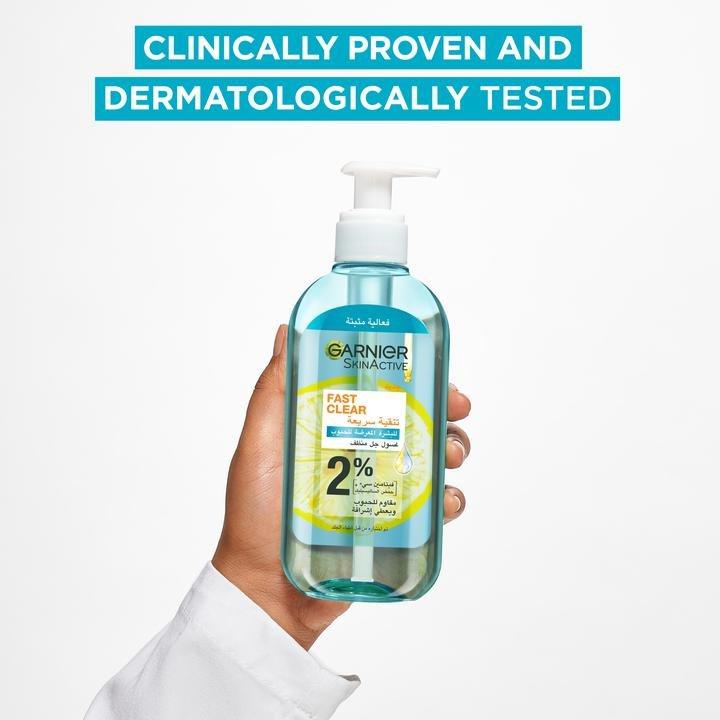 Garnier Fast Clear - Anti-Acne Gel Wash (200Ml), 000, large image number 3