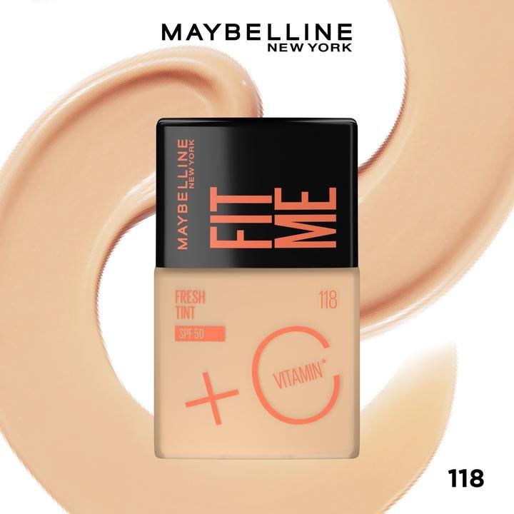 Maybelline Fit Me Fresh Tint Foundation, 118 118, large image number 0