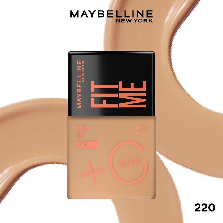 Maybelline Fit Me Fresh Tint Foundation, 220 220, medium