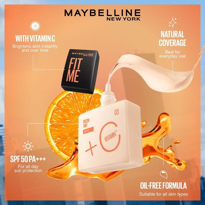 Maybelline Fit Me Fresh Tint Foundation, 220 220, large image number 3