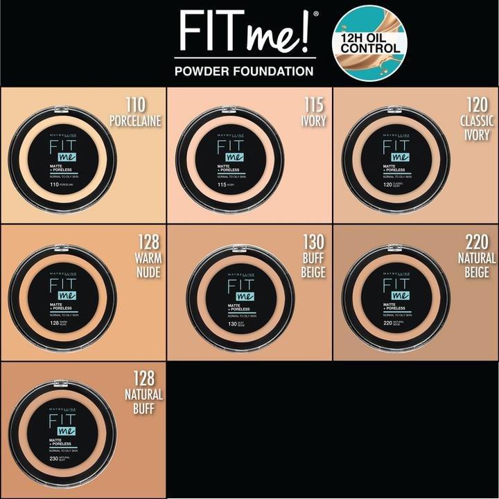 Maybelline New York Fit Me Matte And Poreless Powder Foundation, , large image number 6